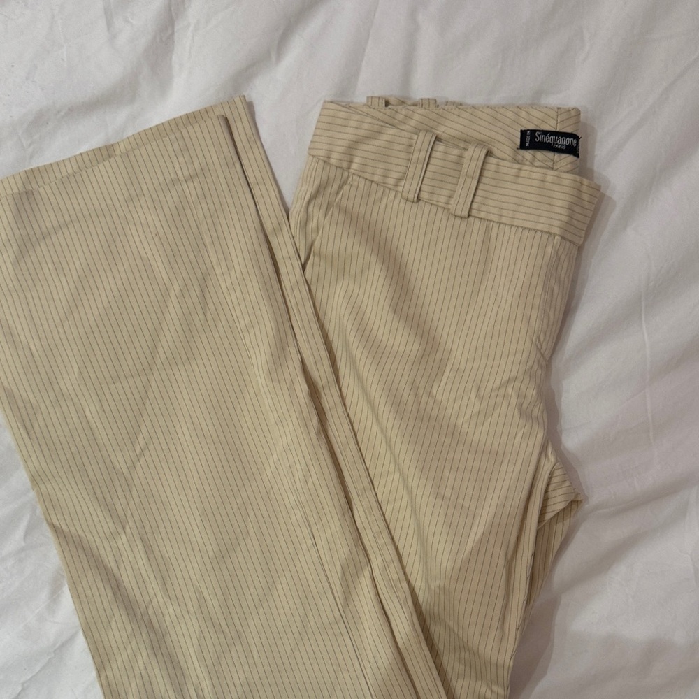 Vintage Sinéquanone women’s  Striped work trousers